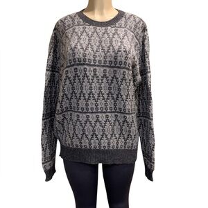 Peruvian Connection Alpaca Wool Fair Isle Knit Sweater